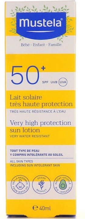 MUSTELA SUN LOTION FACE SPF50 40 ML