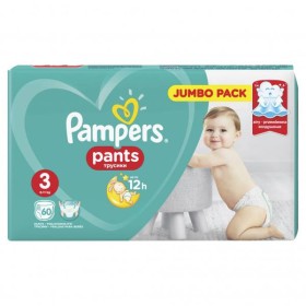 PAMPERS Pants Μέγεθος 3 (6-11 kg) - 60 Πάνες-Βρακάκι 