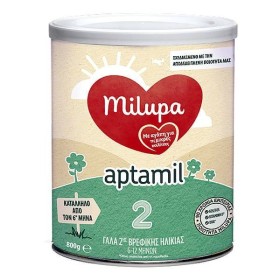 MILUPA Aptamil 2 Γάλα Δεύτερης Βρεφικής Ηλικίας 800gr