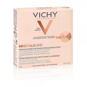 Vichy MineralBlend Healthy Glow-Tri Color Powder Medium Τρίχρωμη Πούδρα για Λάμψη, 9g