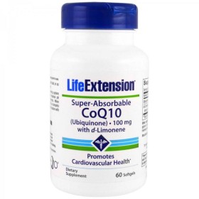 Life Extension Super Absorbable Co Q10 (100mg) Συμπλήρωμα με Συνένζυμο Co Q10, 60 softgels