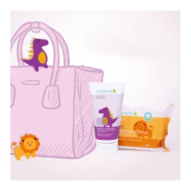 HELENVITA - Baby Μωρομάντηλα (2x20τμχ)   ΔΩΡΟ Baby Nappy Rash Cream Travel Size (20ml)