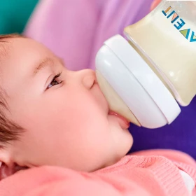 AVENT - Natural Πλαστικό Μπιμπερό 1m+ (SCF035/17) Μπλε | 260ml