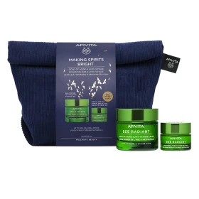 APIVITA - Promo Bee Radiant Making Spirits Bright Signs of Aging & Anti-Fatigue Cream Rich Texture (50ml) & Smoothing & Reboot Night Gel-Balm (15ml)