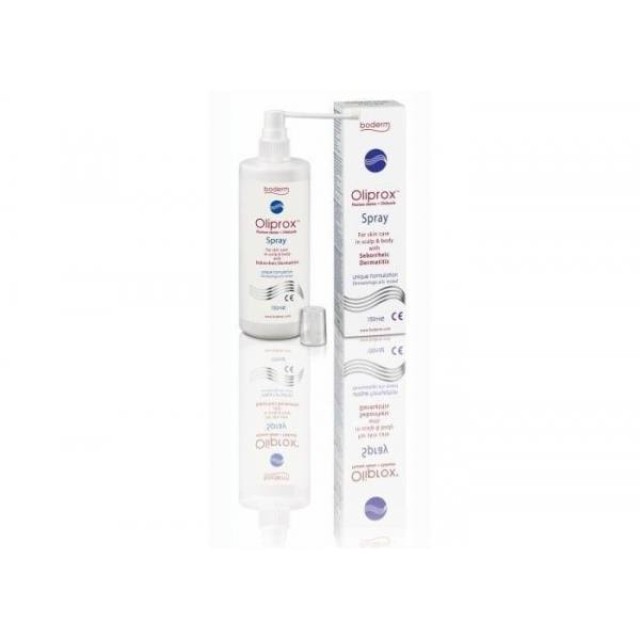 Boderm Oliprox Spray Εκνέφωμα για την Αντιμετώπιση της Σμηγματορροϊκής Δερματίδας στο Τριχωτό της Κεφαλής & στο Σώμα, 150ml