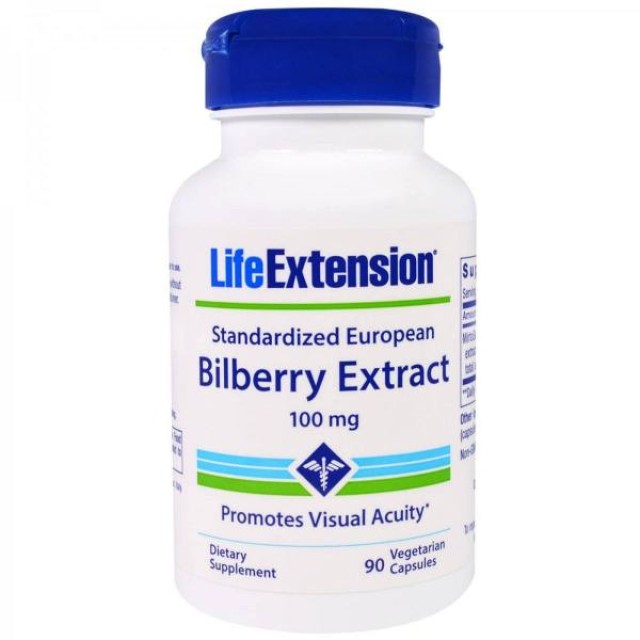 Life Extension Bilberry Extract, 90 vcaps
