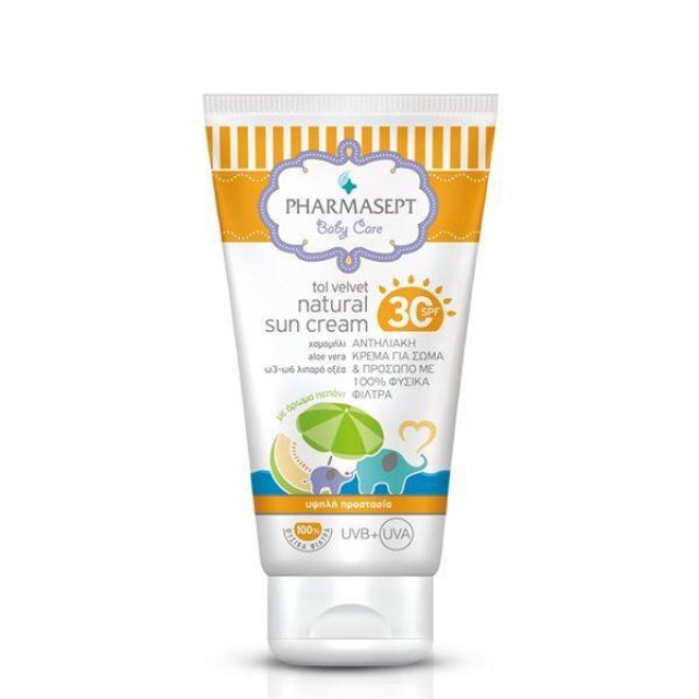 Pharmasept Tol Velvet Baby Natural Sun Cream Spf30 100ml