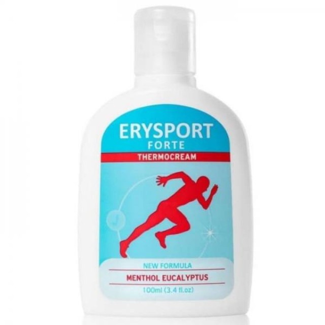 Erysport Forte Thermocream Θερμαντική Κρέμα Mε Μέντα & Ευκάλυπτο Kατά Των Μυϊκών Πόνων 100ml
