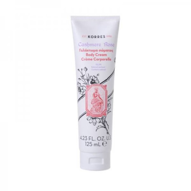 KORRES BODY CREAM CASHMERE ROSE 125mL