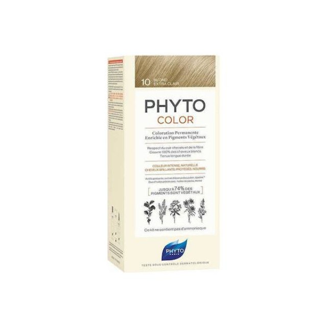 Phyto Phytocolor 10 Κατάξανθο Πλατινέ 50ml