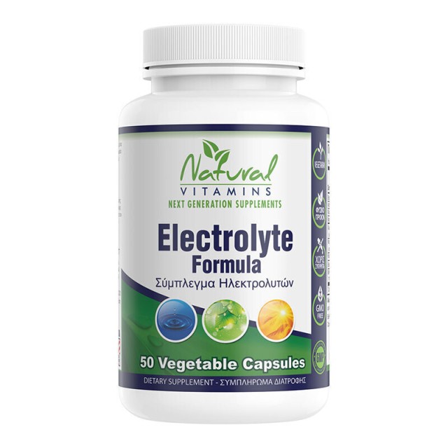 NATURAL VITAMINS ELECTROLYTE FORMULA 50 CAPS
