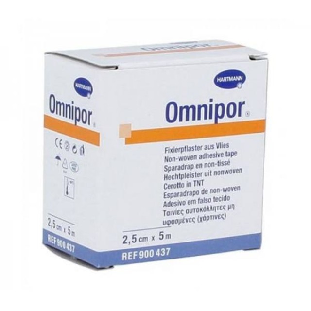 HARTMANN Omnipor fixing tape 2.5cm x 5m 1 piece