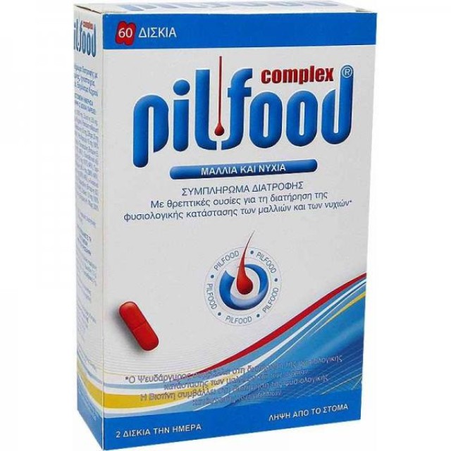 Pharmazac Pilfood Complex Συμπλήρωμα Διατροφής για την Τριχόπτωση, 60 δισκία