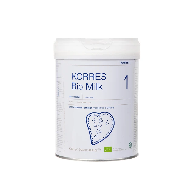 KORRES - BIO MILK Βιολογικό Αγελαδινό Γάλα για Βρέφη 0-6 μηνών | 400gr