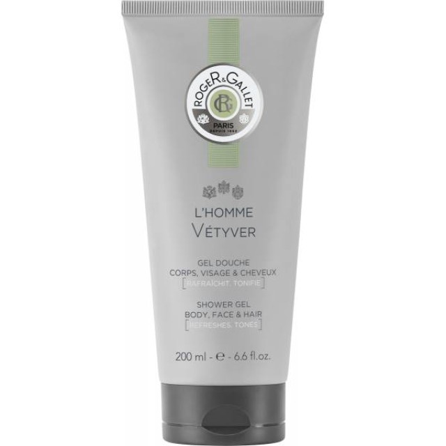 Roger & Gallet LHomme Vetyver Shower Gel 200ml