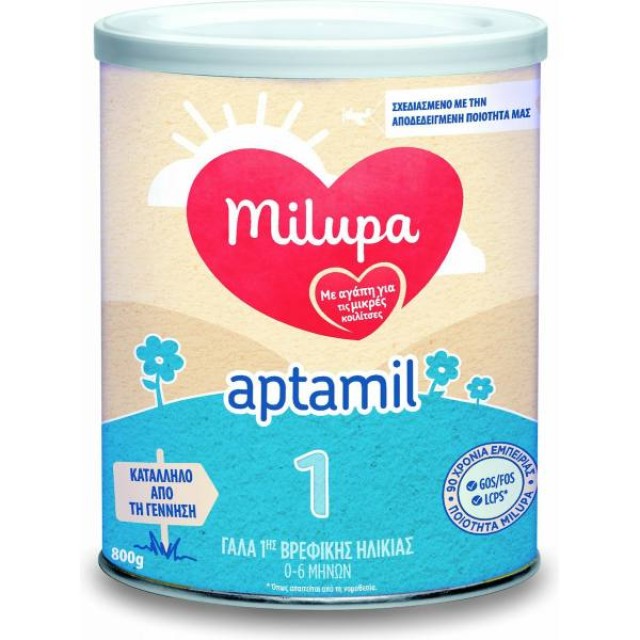 MILUPA Aptamil 1 Γάλα Για Βρέφη 800gr
