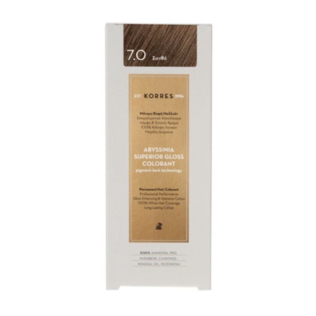KORRES - Abyssinia Superior Gloss Colorant 7.0 Ξανθό | 50ml