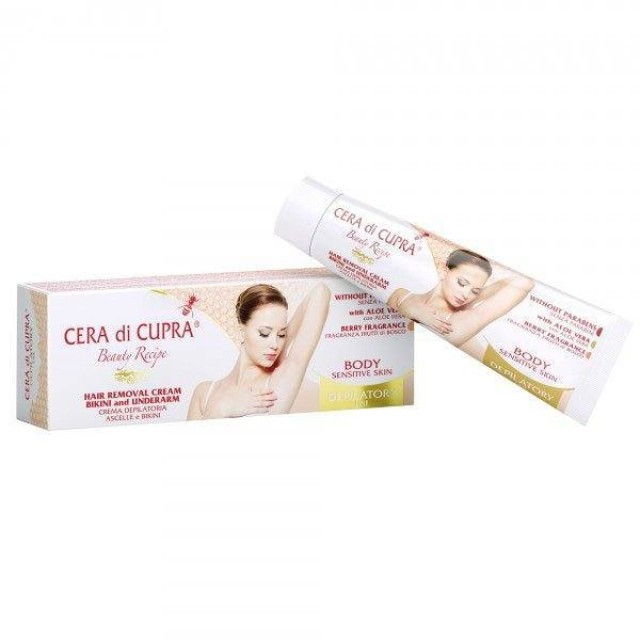 Cera di Cupra Κρέμα Αποτρίχωσης για Μασχάλες & Μπικίνι με Χαμομήλι & Κερί Μελισσών, 100ml