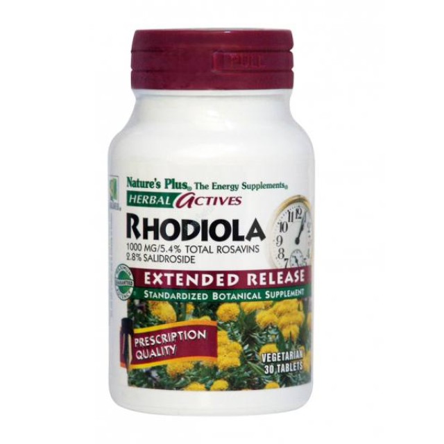 Natures Plus Rhodiola 1000 mg Extended Release 30 ταμπλέτες