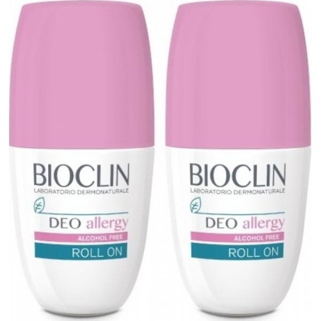 Bioclin Deo Allergy Alcohol Free Roll-On 2 x 50ml