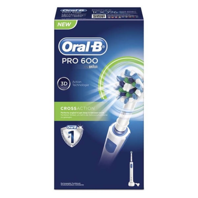 ORAL-B - PRO 600 Cross Action 3D Ηλεκτρική Οδοντόβουρτσα
