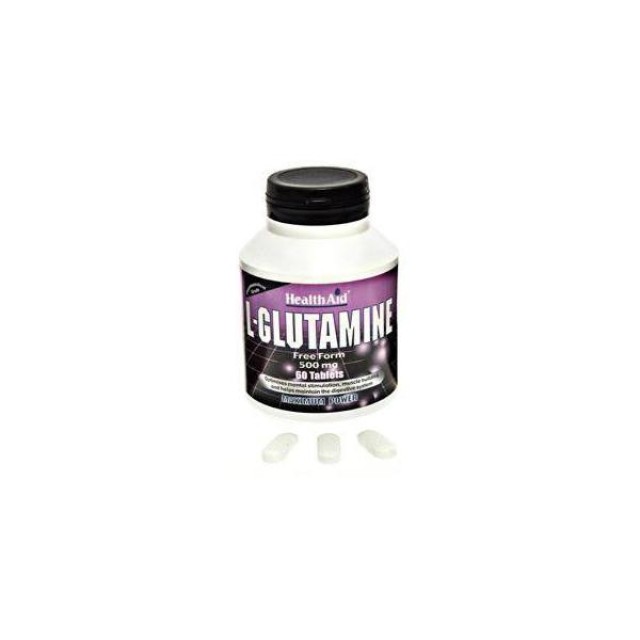 HEALTH AID L-glutamine 500mg 60s