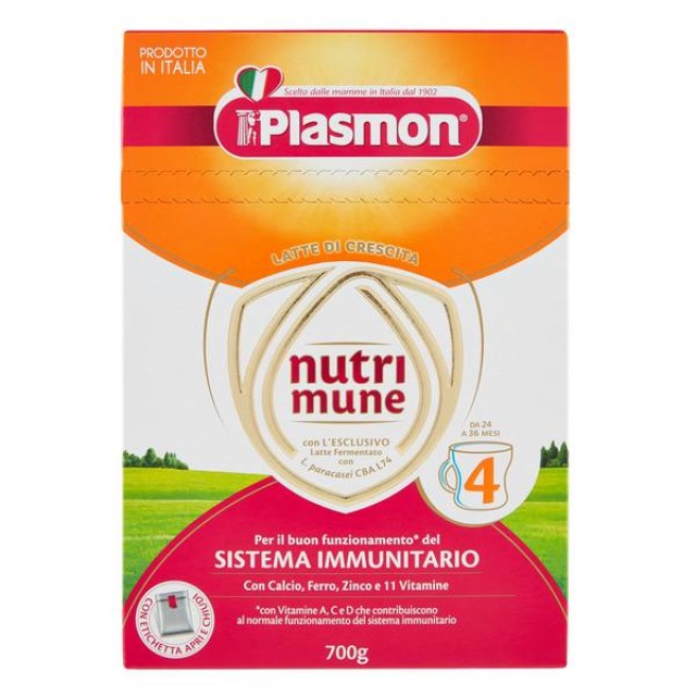 Plasmon Γάλα σε Σκόνη Nutri Mune  4, 24m+ 700gr