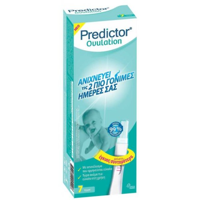 PREDICTOR Ovulation Τέστ Ωορρηξίας 7 Test