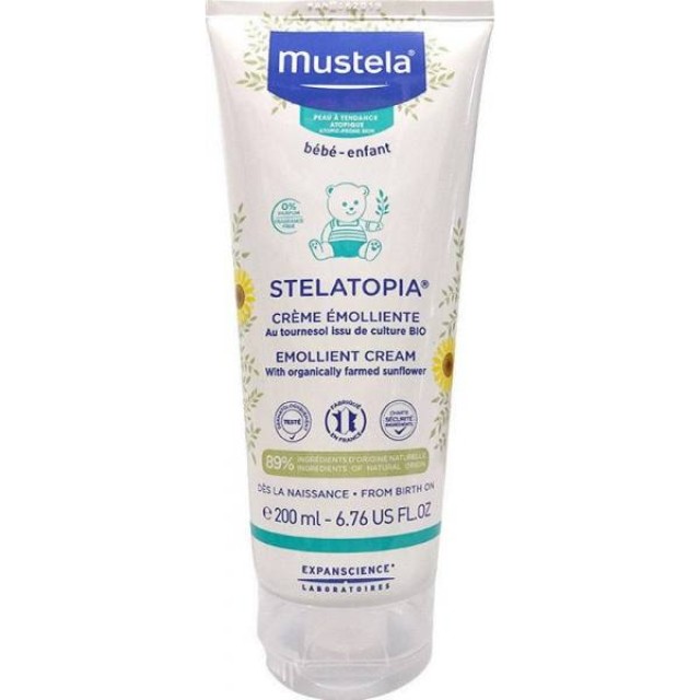 Mustela Stelatopia Creme Emolliente with Sunflower 200ml
