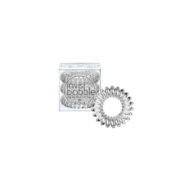 Invisibobble Λαστιχάκια Μαλλιών Original Crystal Clear 3Τμχ