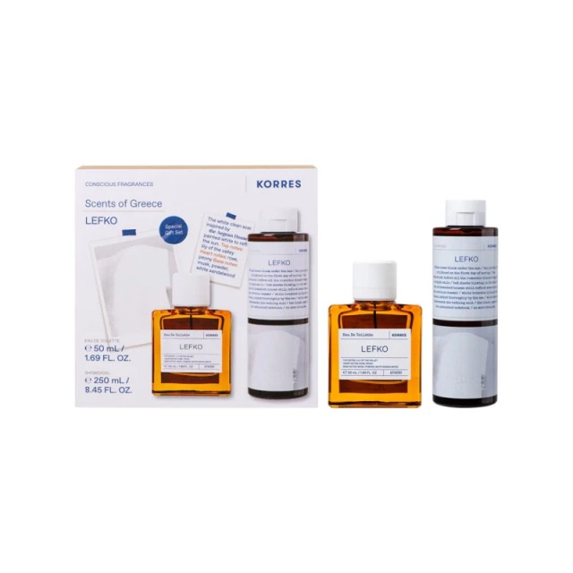 KORRES PROMO SET LEFKO EDT 250+50 ML