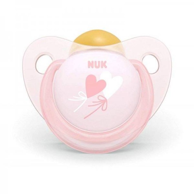 Nuk Trendline Baby Rose & Blue Πιπίλα για Κορίτσι 6-18m