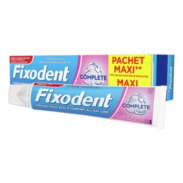 Fixodent Plus Food Barrier Fresh Στερεωτική Κρέμα για Τεχνητή Οδοντοστοιχία, 40gr