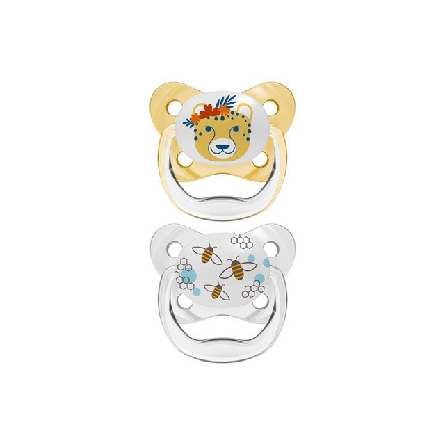 DR.BROWNS - Πιπίλες PreVent Orthodontic Soother 6-18months Unisex | 2τμχ