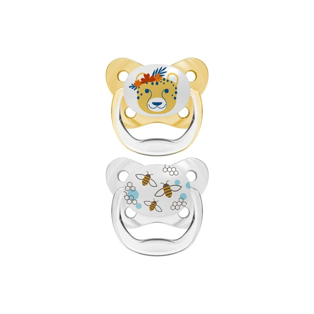 DR.BROWNS - Πιπίλες PreVent Orthodontic Soother 6-18months Unisex | 2τμχ
