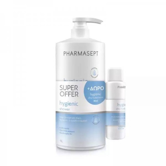 Pharmasept Hygienic Shower Υγιεινός Καθαρισμός για Πρόσωπο, Σώμα & Ευαίσθητη Περιοχή 1lt