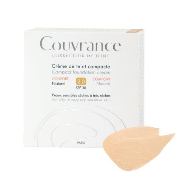 AVENE Couvrance Compact Cream for Dry-Very Dry Skin 2.0 Naturel Spf30 10gr