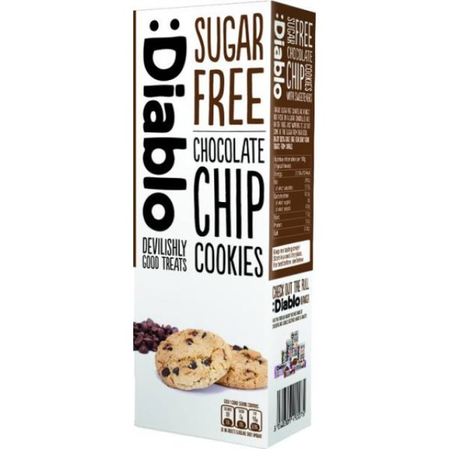 Diablo Μπισκότα Chocolate Chip Χωρίς Ζάχαρη 130gr