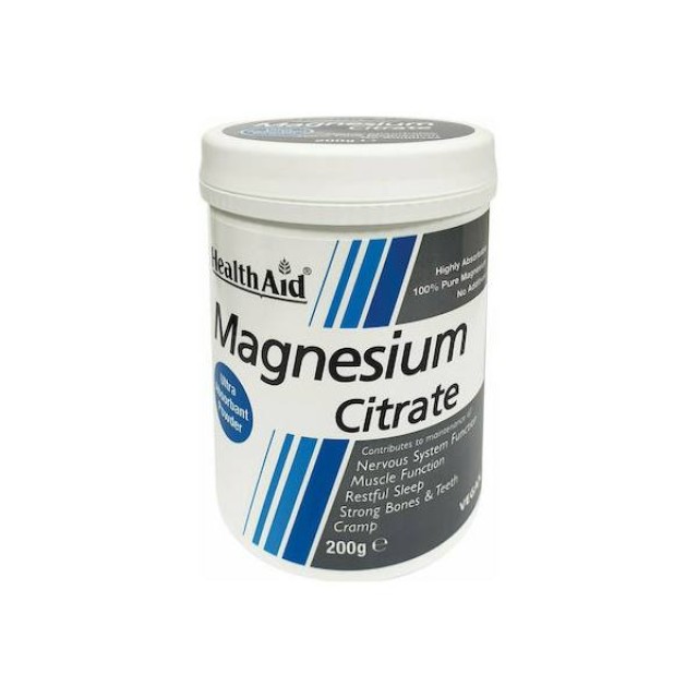 Health Aid Magnesium Citrate Powder 200gr
