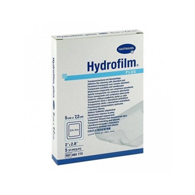 Hartmann Hydrofilm Plus 5cm x 7.2cm 5τμχ