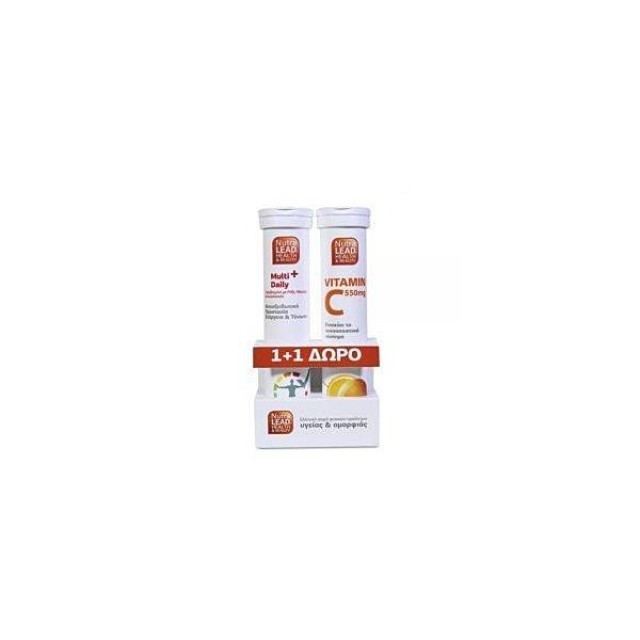 NutraLead Multi+ Daily 20 Αναβράζον & Δώρο Vitamin C 550mg 20 Αναβράζον