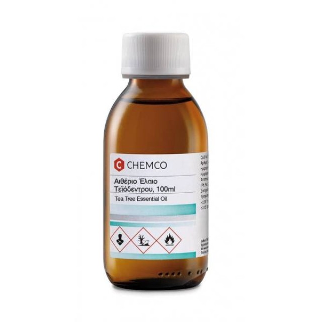 Chemco Tea Tree Essential Oil Αιθέριο Έλαιο Τεϊόδεντρου, 100ml