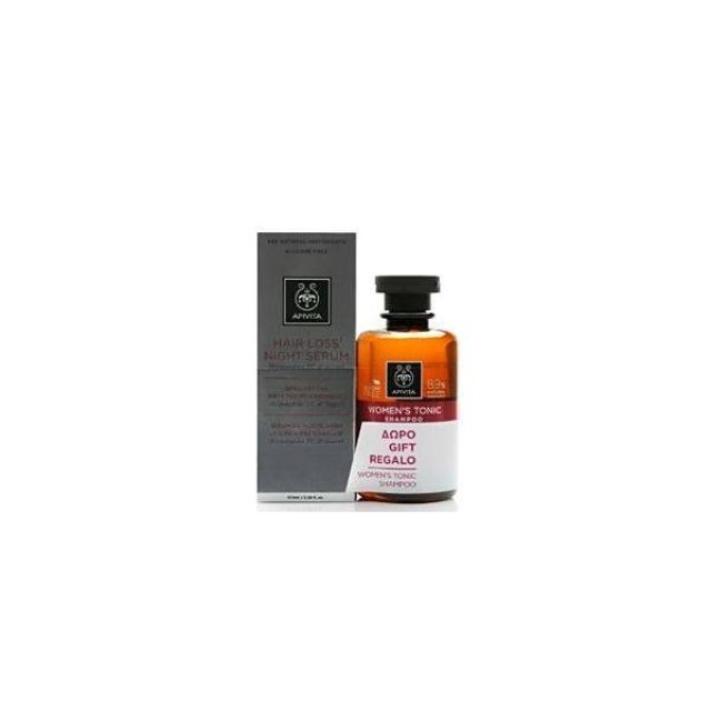 APIVITA Promo Ορός Νύχτας Κατά της Τριχόπτωσης με Hippophae Tc & Δάφνη 100ml & Δώρο Womens Tonic Σαμπουάν Τριχόπτωσης 250ml