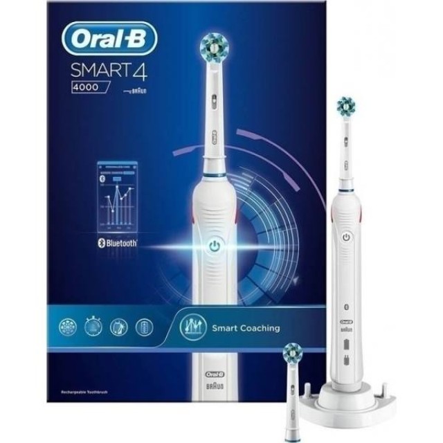 ORAL-B Smart 4 4000 Ηλεκρική Οδοντόβουρσα