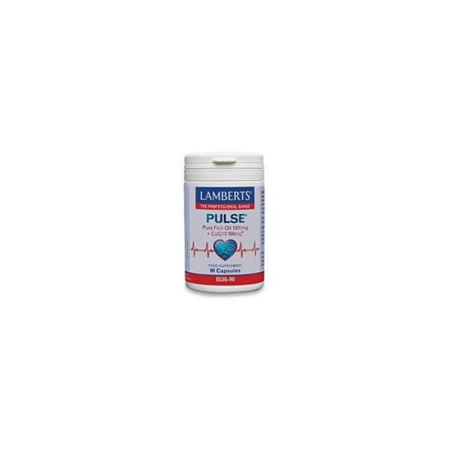LAMBERTS Pulse Pure Fish Oil 1300mg & CoQ10 100mg 90Caps