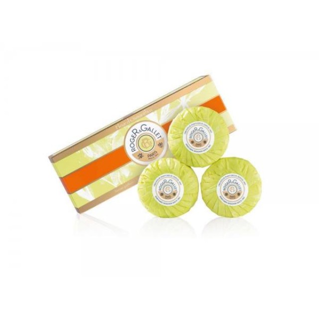 ROGER&GALLET Fleur dOsmanthus Σαπούνια 3x100g