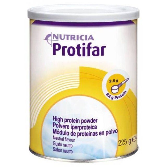 Nutricia Protifar Υπερπρωτεϊνικό Θρεπτικό Σκεύασμα σε μορφή σκόνη, 225gr