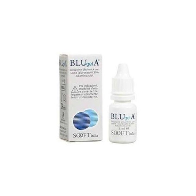 Sooft Italia Blugel A Eye Solution Οφθαλμικό Διάλυμα Υποκατάστατο Δακρύων, 8ml