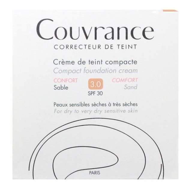 AVENE Couvrance Compact Cream for Dry-Very Dry Skin 3.0 Sable Spf30 10gr