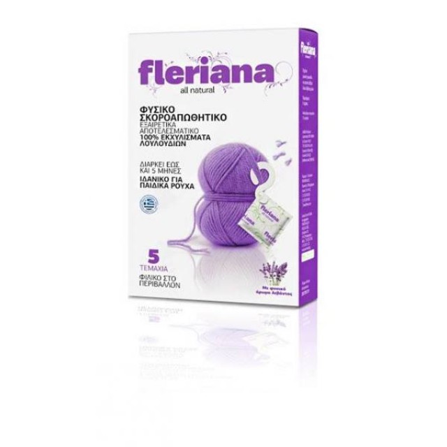  Fleriana Φυσικό Σκωροαπωθητικό 5τμχ